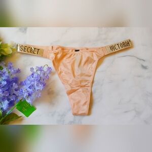 Victoria's Secret Brazilian Thong Panty Soft Pink